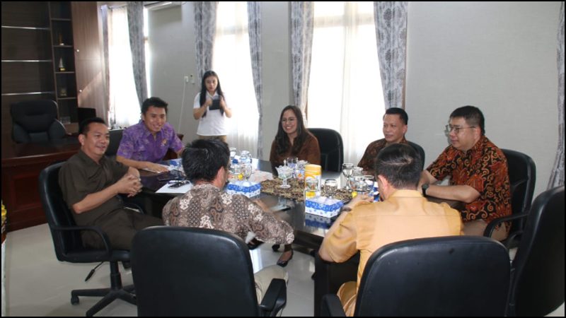 Pimpinan Sementara DPRD Tomohon Terima Kunjungan KPU