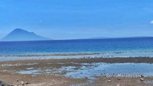Begini Penampakan Obyek Wisata Pantai Malalayang Saat Air Surut