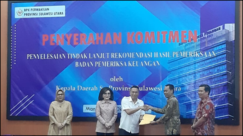 Wali Kota Jimmy Hadiri Penyerahan Tindaklanjut Pemeriksaan BPK