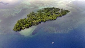 Pulau Napomanu Sarawet di Likupang Cocok untuk Petualang Foto, Mancing, Snorkling Hingga Diving