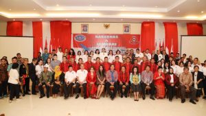 Steven Kandouw Bicara Ekonomi, Pendidikan, Diaspora dan Pariwisata di Rakernas Kerukunan