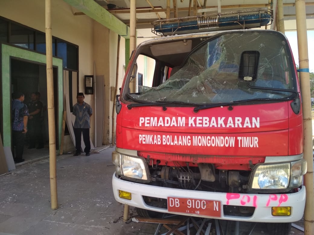 Mobil Damkar Rusak Parah, Pemkab Boltim Anggarkan 100 Juta Biaya Perbaikan