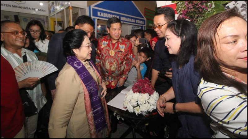 Penutupan Sulut Expo 2019, Megawati Kunjungi Booth Pemkot Tomohon 9 Penutupan Sulut Expo 2019, Megawati Kunjungi Booth Pemkot Tomohon