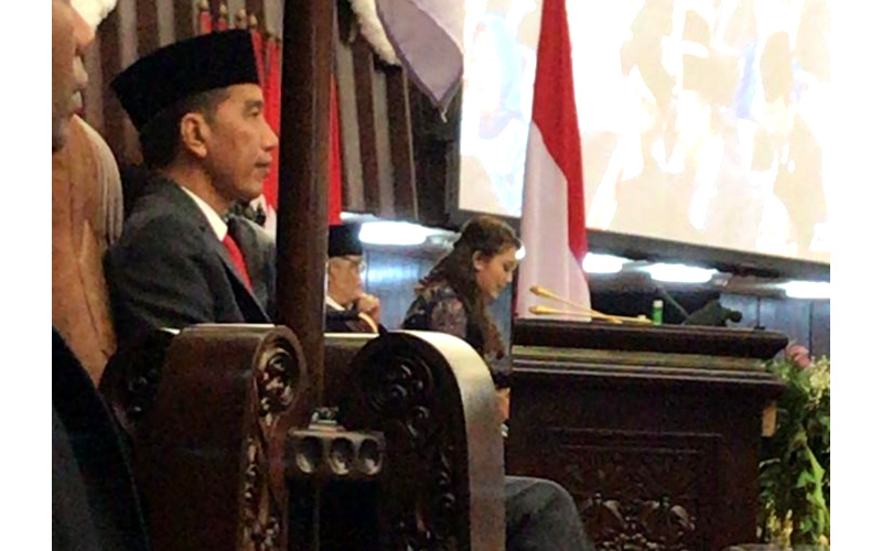 Joko Widodo Hadiri Rapat Paripurna Pelantikan DPD, DPR dan MPR RI