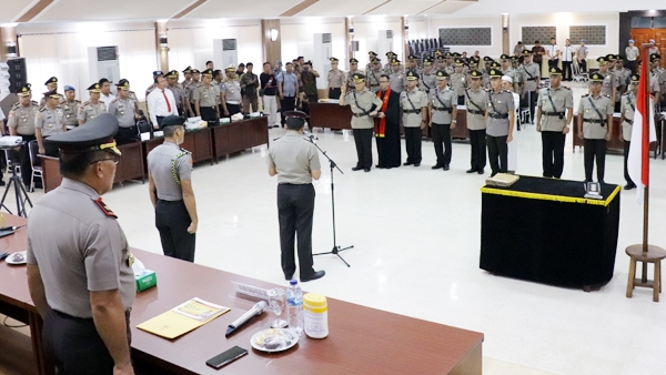 Tambah 6 Polres Baru, Kapolda Lantik Pejabat Sementara Kapolres