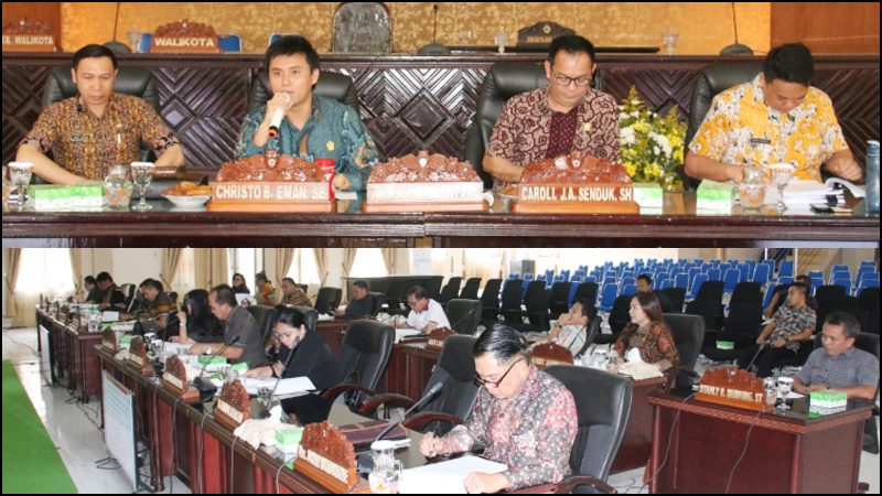 Eman-Senduk Pimpin Rapat Pembahasan Tatib DPRD Tomohon
