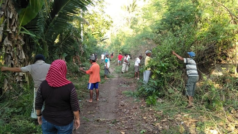 Pembukaan Akses Lokasi Wisata Alam Wawolitan Kembali Dilanjutkan