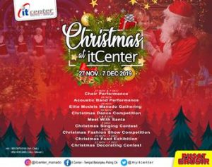 Kunjungi Christmas Go Food Festival di itCenter Manado