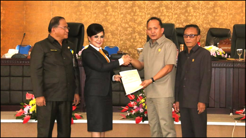 Dewan Perwakilan Rakyat Daerah Kota Tomohon Gelar Dua Paripurna