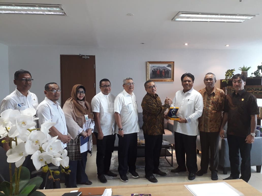 Perjuangkan Rusun dan Rumah Swadaya, Bupati Gaghana Temui Dirjen Penyediaan Perumahan