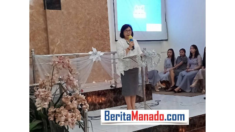 Pesan Natal Pertama Gubernur Olly Dondokambey di GPdI Glory Manibang