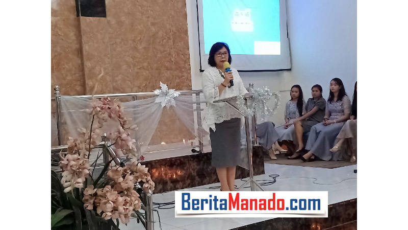 Pesan Natal Pertama Gubernur Olly Dondokambey di GPdI Glory Manibang