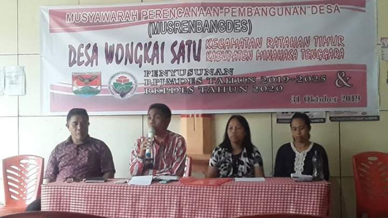 Desa Wongkai Satu Siap Serap Aspirasi dan Kembangkan SDM