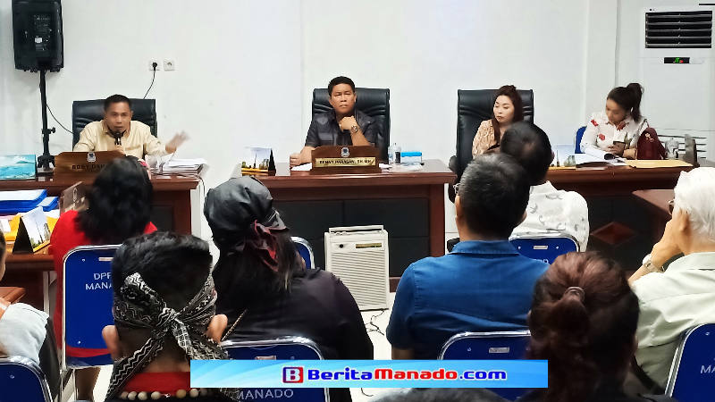 Komisi I DPRD Manado Hearing dengan Keluarga Jemmy Salampessy dan Gun Honandar