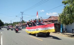 Ratusan Anak Usia Dini Ikut Pawai Kendaraan Hias