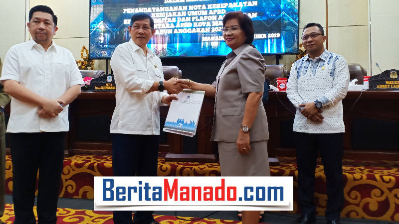 DPRD Gelar Rapat Paripurna Penandatanganan Nota Kesepakatan KUA PPAS Manado 2020