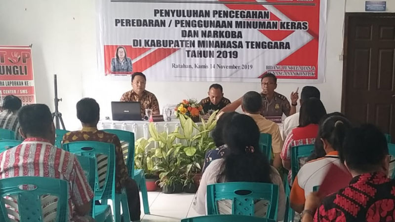Polri dan TNI Imbau Warga Mitra Jauhi Miras dan Narkoba