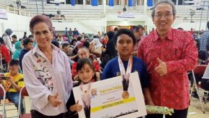 Rushelle Anthonie dan Pray Ismail, Duet Siswa Minut Juara Kejurnas Bridge 2019