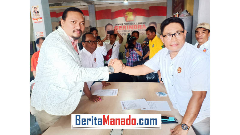 PILKADA MANADO: Junjung Tinggi Nasionalis, Martin Daniel Tumbelaka Daftar ke Gerindra