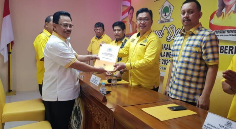 PILGUB SULUT: Djelantik Mokodompit Daftar Bacawagub di Golkar