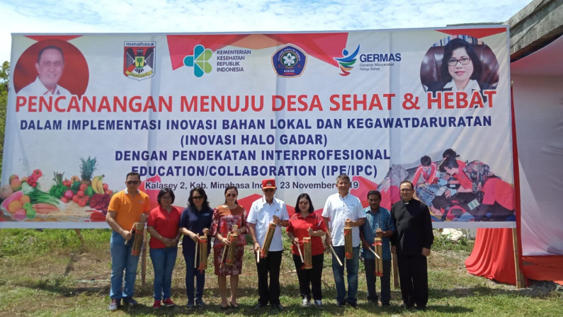 Royke Roring Canangkan Kalasey Dua Menuju Desa Sehat dan Hebat