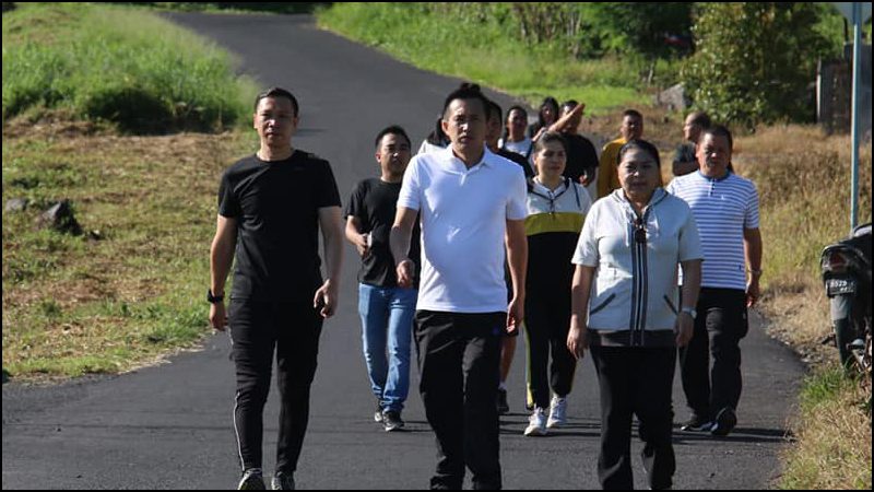 Jalin Kebersamaan, DPRD Tomohon Gelar Jalan Sehat Bersama