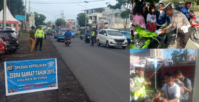 Ratusan ASN Bitung Ikut Terjaring Operasi Zebra Samrat 2019