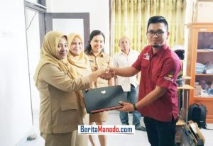 PKH Boltim Terima Empat Unit Laptop Dari Dana Sharing Pemkab Boltim