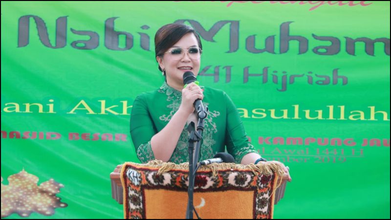 Syerly Sompotan Hadiri Peringatan Maulid Nabi Muhammad