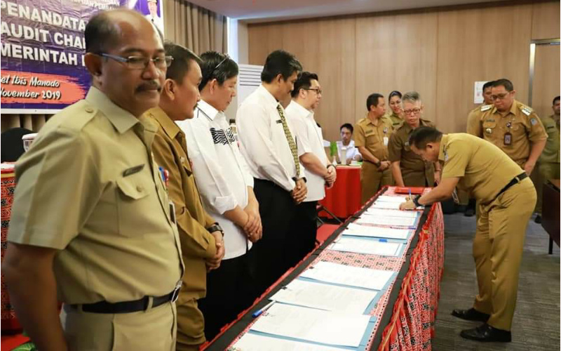Penandatangan Internal Audit Charter Dilakukan, Vicky Lumentut Sebut Demi Pemerintahan yang Bersih