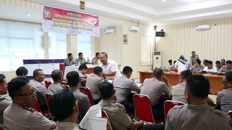 Puslitbang Polri Lakukan Penelitian dan Evaluasi Program Quick Wins di Polresta Manado
