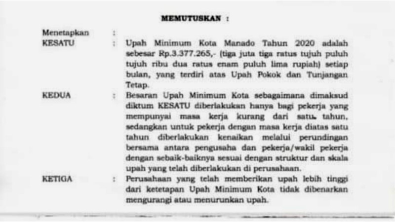 Umk Manado Ditetapkan Beda Tipis Dari Ump Sulut Beritamanado Com Berita Terkini Manado Sulawesi Utara