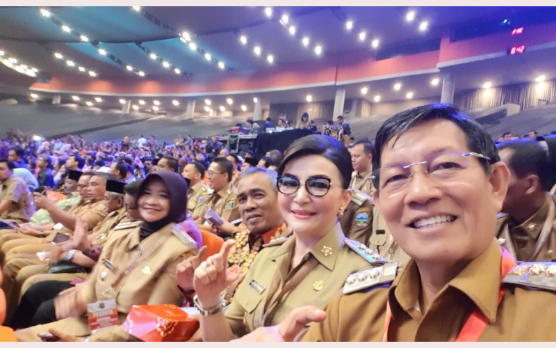 Vicky Lumentut Hadiri Rakornas Pemerintah Pusat dan Forkopimda, Mantapkan Sinergi Untuk Indonesia Maju