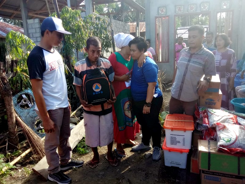 Korban Kebakaran Buyat Satu Dapat Santunan Pemerintah Boltim