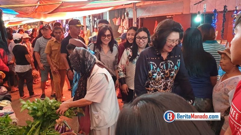 Komisi Dua DPRD Minahasa Tinjau Pasar Langowan