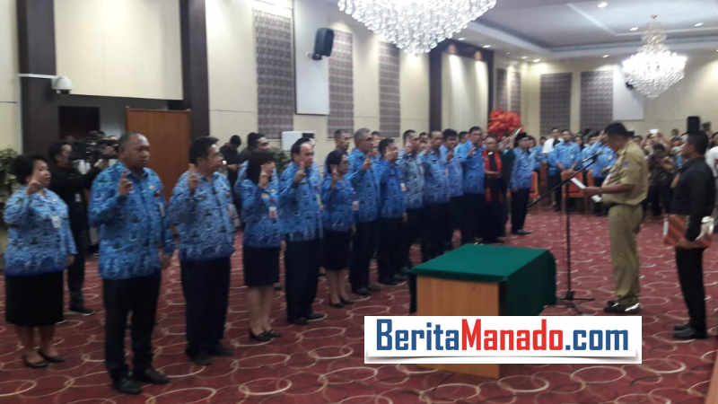 Gubernur Olly Dondokambey 'Cuci Gudang' Akhir Tahun, 14 Jabatan Eselon II Bergeser