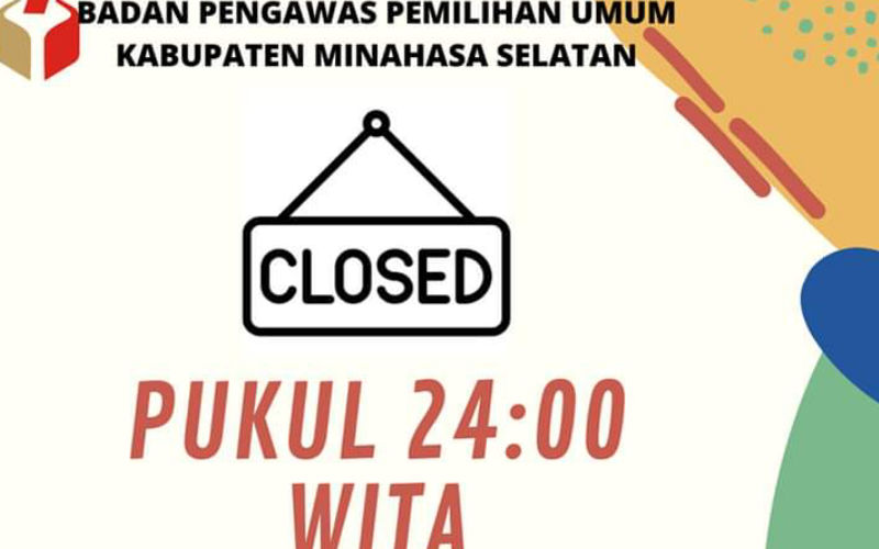 Hari Ini Bawaslu Minsel Buka Sampai Larut Malam