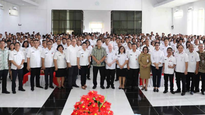 Tatap Muka Wagub Steven Kandouw dan ASN Pemkab Sitaro: Jaga Integritas, Jauhkan Pikiran Merampok!