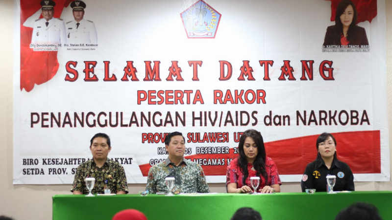 Tangani HIV/AIDS, Wagub Steven Kandouw: Pemerintah Tidak Dapat Bekerja Sendiri
