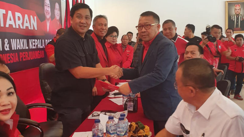 PILWALKOT MANADO: Lucky Rumopa Hadiri Undangan PDIP