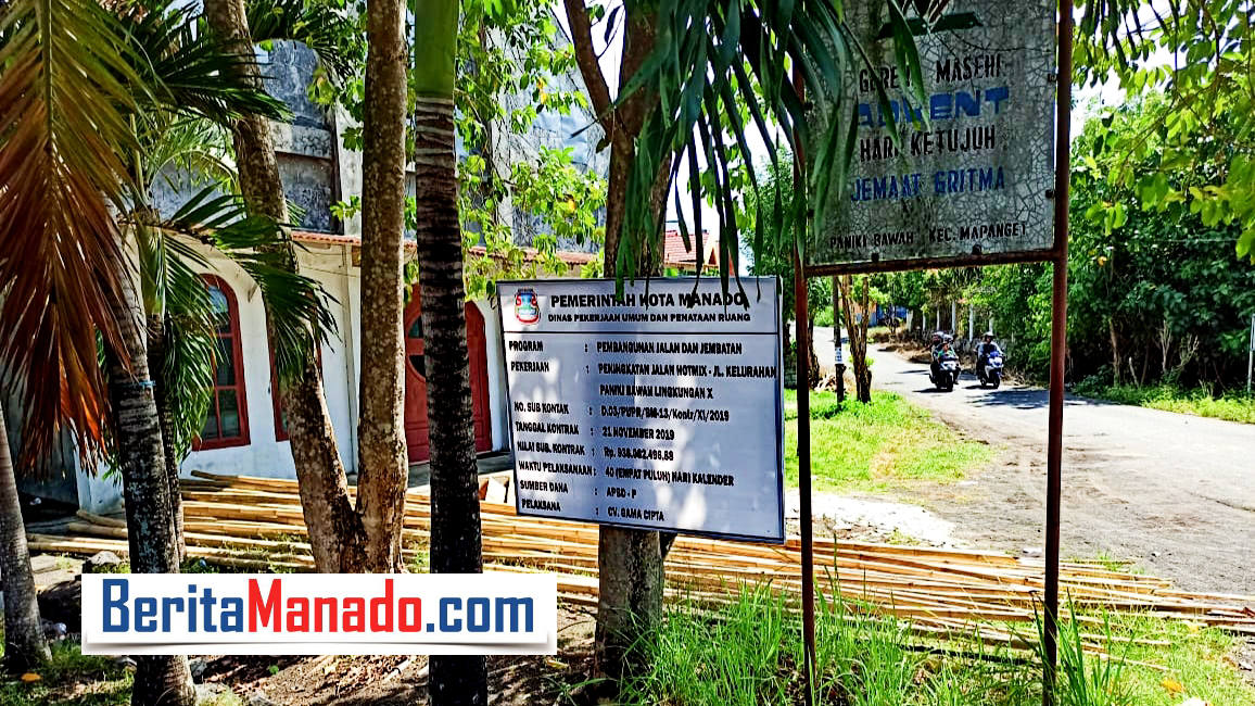 Papan Proyek Hanya Gantung Di Pohon, Jurani Rurubua: Dinas PUPR Harus Warning Kontraktor