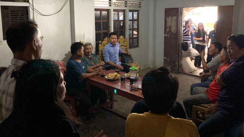 Gerakan Perubahan, Braien Waworuntu Reses Dengan Dana Pribadi