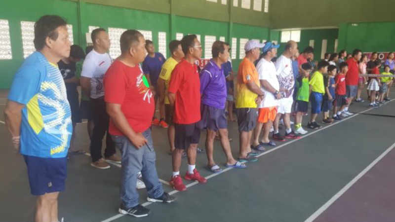 Ratusan Atlet Bersaing Rebut Trofi ODSK Christmas Open Tennis Tournament 2019
