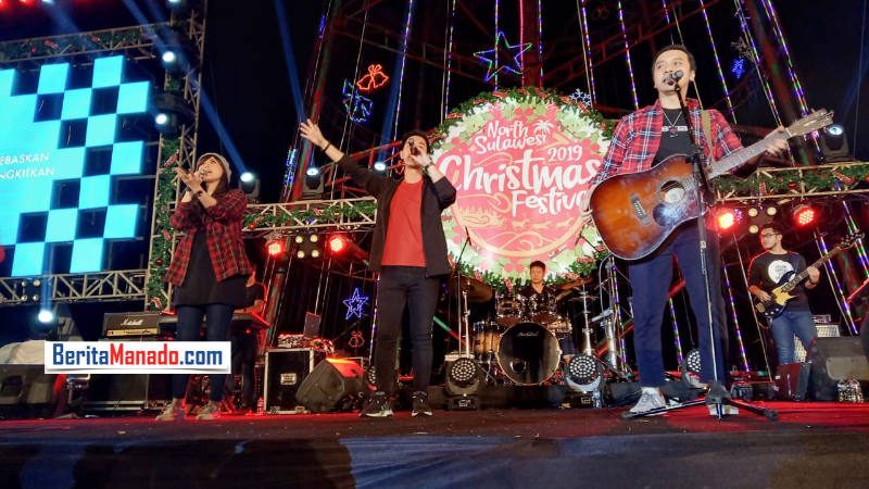 NDC Worship Hibur warga Manado Pada Konser North Sulawesi Christmas Festival 2019