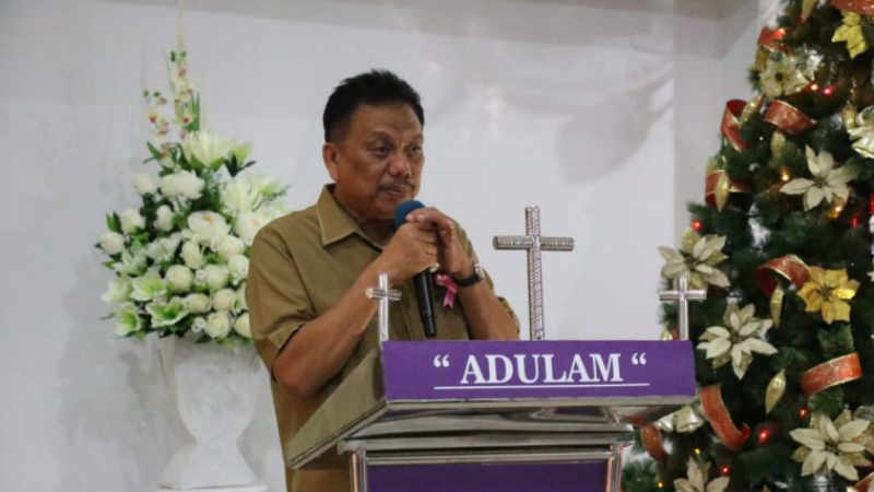 Gubernur Olly Dondokambey Rayakan HUT ke-6 Jemaat GMIM Adulam Manado