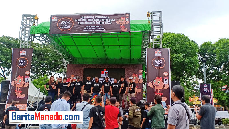 KPU Manado Launching Pemilihan Wali Kota dan Wakil Wali Kota Manado 2020