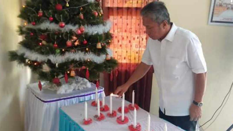 Wabup Franky Wongkar Hadiri Perayaan Natal TP PKK Minsel dan Lapas Amurang