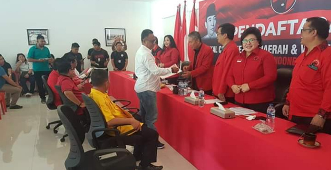 PILWALKOT BITUNG: Kasman Uno Tak Menyangka Namanya Masuk Bakal Calon PDIP
