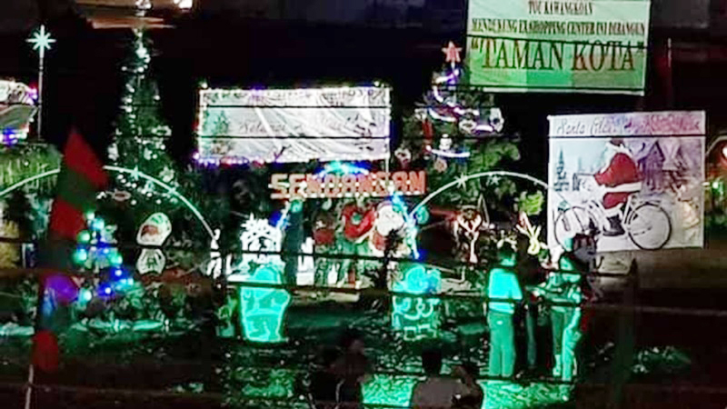 Pusat Kota Kawangkoan Mendadak ‘Cantik’