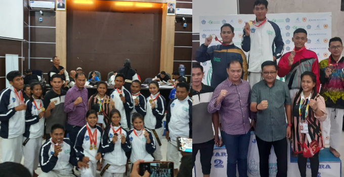 Bitung Dulang Sebelas Medali di Cabor Kempo Porprov X Sulut